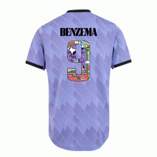 Real Madrid {[(BENZEMA #9)]} Jersey Away Player Version 2022/23